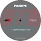 I dont need this Single