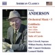 Anderson L Orchestral Music Vol 5