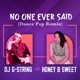 No One Ever Said feat Honey B Sweet Dance Pop Remix Single