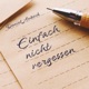 Einfach nicht vergessen Single