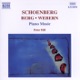 Schoenberg Berg Webern Piano Music