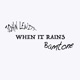 When It Rains feat Bamtone Single