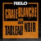 Craie blanche sur tableau noir Single