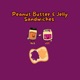 Peanut Butter Jelly Sandwiches Single