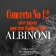 Albinoni Concerto No 12 en re majeur pour deux Hautbois Op 9 Single