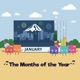 The Months of the Year Song Single