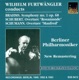 Brahms J Symphony No 1 Schubert F Overture To Rosamunde Fursten Von Cypern Schumann R Manfred Overture Furtwangler 1949 1952 1953