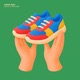 Hands Sneakers Single