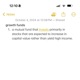 Growth funds Single