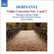 Dohnanyi Violin Concertos Nos 1 and 2