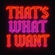 thats what i want Single