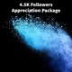 4 5 Followers Appreciation Package Single
