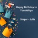 Happy Birthday To You Aditya Single