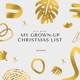 My Grown Up Christmas List Acoustic Single