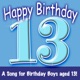 Happy Birthday Boy Age 13