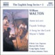 The English Song Series Vol 1 William Walton