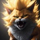 Super Saiyan Cat Single