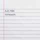 homework feat MBX Single