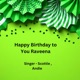 Happy Birthday To You Raveena Single