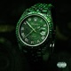 Vert satin Single