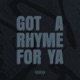 Got A Rhyme For Ya Single