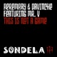 This Is Not A Game feat Mr V Single