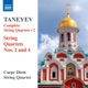 Taneyev Complete String Quartets Vol 2