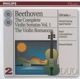 Beethoven The Complete Violin Sonatas Vol I The Violin Romances