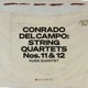 Conrado del Campo String Quartets Nos 11 12 Live at the Fundación Juan March