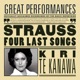 R Strauss Four Last Songs Orchestral Songs
