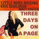 Three Days On A Page feat Matt Foster Kris Demeanor Single