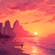 Pôr do Sol em Copacabana Single