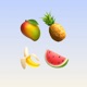 Mango Pineapple Banana Watermelon Single