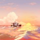 sunset beach Single