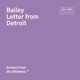 Letter from Detroit Single