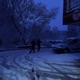 winter evening Single