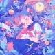 青いベッド Single