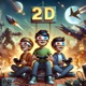 2D feat RICH PEA E feelnight Single