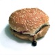 Peanut Butter Jelly On A Hamburger Bun Single