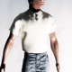 polo blanche Single