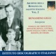 Vocal Recital Gigli Beniamino Toselli E Crescenzo V De Donaudy S Archivio Della Romanza Da Salotto Italiana Vol 2 1926 1947