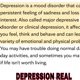 Depression Real Single