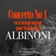Albinoni Concerto No 1 en si bemol majeur pour Violon Op 9 Single