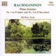 Rachmaninoff Piano Sonatas Nos 1 and 2