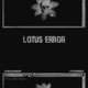 Lotus Error Vol I EP