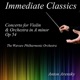 Arensky Concerto for Violin and Orchestra in A Minor EP