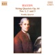 Haydn String Quartets Op 64 Nos 1 3